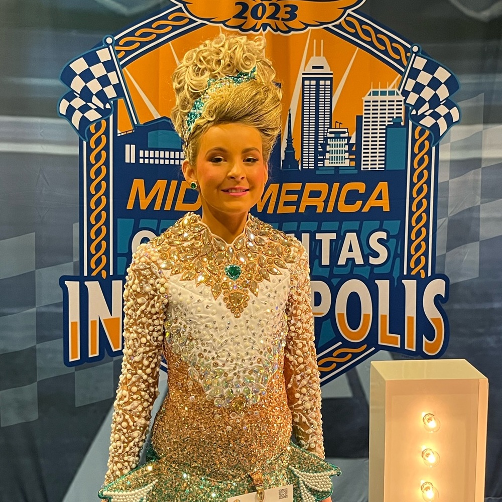 Irish Dance Solo Dress - Open Wings